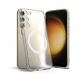 Ringke Fusion Magnetic Case - хибриден кейс с висока степен на защита с MagSafe за Samsung Galaxy S23 (прозрачен-мат)  thumbnail 3