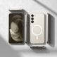 Ringke Fusion Magnetic Case - хибриден кейс с висока степен на защита с MagSafe за Samsung Galaxy S23 (прозрачен-мат)  thumbnail 5