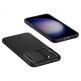 Spigen Optik Armor Case - тънък качествен силиконов (TPU) калъф с капак за камерата за Samsung Galaxy S23 (черен) thumbnail 10