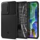 Spigen Optik Armor Case - тънък качествен силиконов (TPU) калъф с капак за камерата за Samsung Galaxy S23 Plus (черен) thumbnail