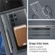 Spigen Ultra Hybrid OneTap MagSafe Case - хибриден кейс с висока степен на защита с MagSafe за Samsung Galaxy S23 Ultra (прозрачен)  thumbnail 12
