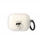 Karl Lagerfeld AirPods Pro 3D Logo NFT Choupette Silicone Case - силиконов калъф с карабинер за Apple AirPods Pro (бял) thumbnail