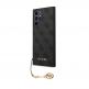 Guess 4G Charms Collection Hard Case - дизайнерски кожен кейс за Samsung Galaxy S23 Ultra (сив) thumbnail