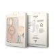 Guess 4G Printed Stripe MagSafe Case With MagSafe Wireless Charger Set - комплект хибриден удароустойчив кейс с MagSafe и поставка (пад) за безжично зареждане за iPhone 14 Pro (розов) thumbnail 10