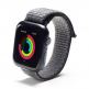 Zagg Gear4 Nylon Sport Watch Band - текстилна каишка за Apple Watch 42мм, 44мм, 45мм, 46мм, Ultra 49мм (черен) thumbnail