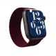 Zagg Gear4 Braided Sport Band Size M - текстилна каишка за Apple Watch 38мм, 40мм, 41мм, 42мм (2024) (бордо) thumbnail 2