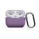 Gear4 AirPods Pro Apollo Silicone Case - силиконов калъф с карабинер за Apple AirPods Pro (лилав) thumbnail