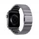 Nomad Strap Aluminum Band - алуминиева каишка за Apple Watch 42мм, 44мм, 45мм, 46мм, Ultra 49мм (тъмносив) thumbnail 4