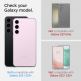Spigen Optik Pro tR Ez Fit Lens Protector 2 Pack - 2 комплекта предпазни стъклени лещи за камерата на Samsung Galaxy S23, Galaxy S23 Plus (розов) thumbnail 7