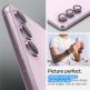 Spigen Optik Pro tR Ez Fit Lens Protector 2 Pack - 2 комплекта предпазни стъклени лещи за камерата на Samsung Galaxy S23, Galaxy S23 Plus (розов) thumbnail 17