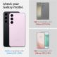 Spigen Optik Pro tR Ez Fit Lens Protector 2 Pack - 2 комплекта предпазни стъклени лещи за камерата на Samsung Galaxy S23, Galaxy S23 Plus (розов) thumbnail 18