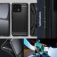 Spigen Rugged Armor Case - тънък качествен силиконов (TPU) калъф за Xiaomi 13 (черен) thumbnail 2