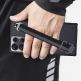 Nillkin Strap Hard Case - хибриден удароустойчив кейс с лента за ръката за Samsung Galaxy S23 Ultra (черен) thumbnail 9