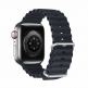 Dux Ducis Silicone Bracelet Strap (OceanWave Version) - силиконова каишка за Apple Watch 38мм, 40мм, 41мм, 42мм (2024) (тъмносив) thumbnail 7