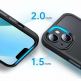 Tech-Protect MagMat MagSafe Case - хибриден удароустойчив кейс с MagSafe за Samsung Galaxy S23 Plus (черен-мат) thumbnail 3
