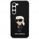 Karl Lagerfeld Liquid Silicone Ikonik NFT Case - дизайнерски силиконов кейс за Samsung Galaxy S23 Plus (черен) thumbnail 2