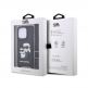 Karl Lagerfeld Saffiano Crossbody Karl and Choupette NFT Case - дизайнерски кожен кейс с връзка за носене за iPhone 14 Prо (черен) thumbnail 7