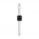 Nomad Sport Slim Band - силиконова каишка за Apple Watch 42мм, 44мм, 45мм, 46мм, Ultra 49мм (бял) thumbnail 8