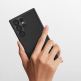 Dux Ducis Grit Faux Leather Case - дизайнерски кожен кейс за Samsung Galaxy S23 Ultra (черен) thumbnail 3