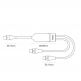 Baseus Flash Series One For Two 2in1 100W Fast Charging USB-C Cable (CASS060001) - здрав USB-C кабел с бързо зареждане за две устройства с USB-C порт (150 см) (черен) thumbnail 18