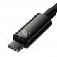 Baseus Tungsten Gold USB-C to USB-C Cable 240W (CAWJ040001) - кабел с бързо зареждане за устройства с USB-C порт (100 см) (черен)  thumbnail 6