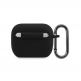 Lacoste AirPods Pro Liquid Silicone Glossy Printing Logo Case - силиконов калъф с карабинер за Apple AirPods Pro (черен) thumbnail 2