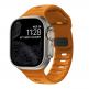 Nomad Sport Band - силиконова каишка за Apple Watch 42мм, 44мм, 45мм, Ultra 49мм (светлооранжев) thumbnail