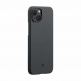 Pitaka MagEZ 3 1500D Aramid Fiber MagSafe Case - кевларен кейс с MagSafe за iPhone 14 (черен-сив)  thumbnail 2