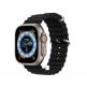 Dux Ducis Silicone Bracelet Strap (OceanWave Version) - силиконова каишка за Apple Watch 38мм, 40мм, 41мм, 42мм (2024) (черен) thumbnail