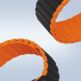 Dux Ducis Silicone Magnetic Strap (LD Version) - магнитна силиконова каишка за Apple Watch 38мм, 40мм, 41мм, 42мм (2024) (черен-оранжев) thumbnail 5