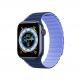 Dux Ducis Silicone Magnetic Strap (LD Version) - магнитна силиконова каишка за Apple Watch 38мм, 40мм, 41мм, 42мм (2024) (син) thumbnail
