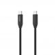 Choetech USB-C to USB-C Cable 240W - кабел с бързо зареждане за устройства с USB-C порт (200 см) (черен)  thumbnail 2
