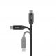 Choetech USB-C to USB-C Cable 240W - кабел с бързо зареждане за устройства с USB-C порт (200 см) (черен)  thumbnail 7