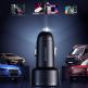 Joyroom Digital Display Dual USB-C Fast Car Charger 70W PD - зарядно за кола с 2xUSB-C изходи с технология за бързо зареждане и дисплей  (черен) thumbnail 18