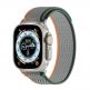 Next One Athletic Loop - текстилна каишка за Apple Watch 42мм, 44мм, 45мм, 46мм, Ultra 49мм(сив-зелен) thumbnail