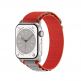 Next One Adventure Loop - текстилна каишка за Apple Watch 38мм, 40мм, 41мм, 42мм (2024) (оранжев-сив) thumbnail
