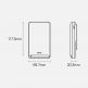 Baseus Magnetic Wireless Charging Power Bank 10000 mAh 20W (PPCX000202) - преносима външна батерия с USB-C порт и безжично зареждане с MagSafe (бял) thumbnail 18