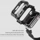 Nillkin DynaGuard Watch Strap and Case - удароустойчив алуминиев кейс от най-висок клас с вградена каишка за Apple Watch 45мм (черен) thumbnail 2