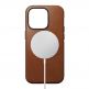 Nomad Modern Leather MagSafe Case - кожен (естествена кожа) кейс с MagSafe за iPhone 15 (кафяв) thumbnail 2