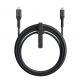 Nomad Kevlar USB-C to Lightning Cable v2 - здрав кевларен кабел за устройства с Lightning порт (300 см) (черен) thumbnail