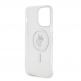 Karl Lagerfeld IML Choupette Magsafe Case - дизайнерски силиконов кейс за iPhone 15 Pro Max с Magsafe (прозрачен) thumbnail 3