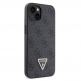Guess Strass Triangle Metal Logo Case - силиконов (TPU) калъф за iPhone 15 (черен) thumbnail 3