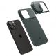 Spigen Optik Armor MagFit MagSafe Case - тънък качествен силиконов (TPU) калъф с капак за камерата с MagSafe за iPhone 15 Pro Max (зелен) thumbnail 12