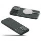 Spigen Optik Armor MagFit MagSafe Case - тънък качествен силиконов (TPU) калъф с капак за камерата с MagSafe за iPhone 15 Pro Max (зелен) thumbnail 13