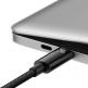 Baseus Tungsten Gold USB-C to USB-C Cable 240W (CAWJ040101) - кабел с бързо зареждане за устройства с USB-C порт (200 см) (черен)  thumbnail 3