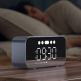 Dudao Y17 Wireless Speaker Bluetooth, FM And Clock - безжичен портативен спийкър с FM радио, часовник с аларма и microSD слот (тъмносив) thumbnail 7
