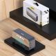 Dudao Y17 Wireless Speaker Bluetooth, FM And Clock - безжичен портативен спийкър с FM радио, часовник с аларма и microSD слот (тъмносив) thumbnail 9