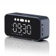 Dudao Y17 Wireless Speaker Bluetooth, FM And Clock - безжичен портативен спийкър с FM радио, часовник с аларма и microSD слот (тъмносив) thumbnail 10