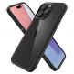 Spigen Ultra Hybrid Case - хибриден кейс с висока степен на защита за iPhone 15 Pro (черен-прозрачен) thumbnail 7