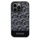 Guess PU G Cube MagSafe Leather Hard Case - дизайнерски кожен кейс с MagSafe за iPhone 15 Pro Max (черен) thumbnail 3